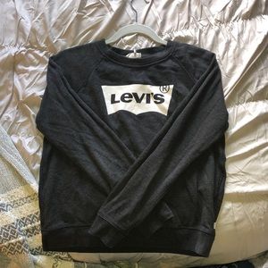 Charcoal grey Levi’s Sweatshirt. Medium